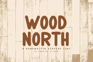 Wood North font