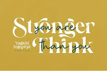 Magical Signature Font Duo