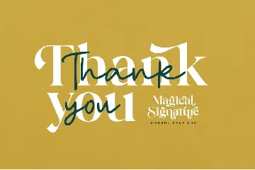 Magical Signature Font Duo