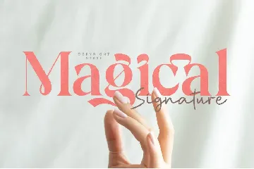 Magical Signature Font Duo