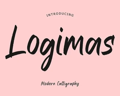 Logimas Modern Calligraphy Font