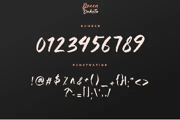 Queen Dakota Handwritten Font