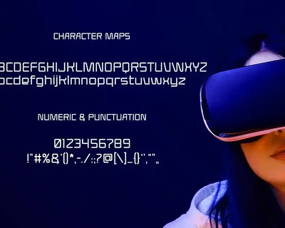 Mars Project - Techno Display Font