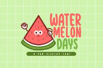 Watermelon Days font