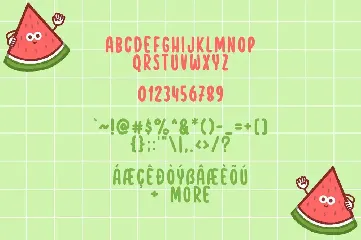 Watermelon Days font