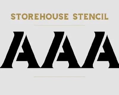 Storehouse Font