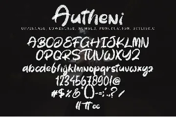 Autheni font