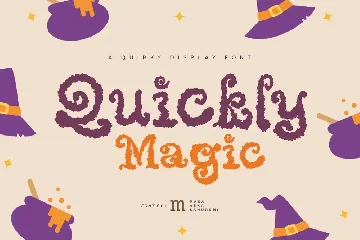 Quickly Magic | A Quirky Display Font
