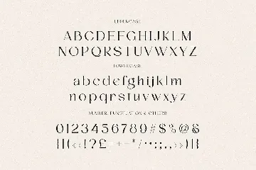 Letanger Elegant Deco Serif font