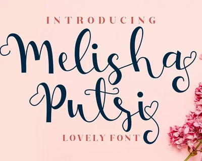 Melisha Putri Script font