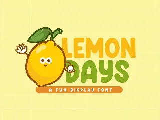 Lemon Days font