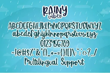 Rainy Vibes - Crafty Handwritten Font