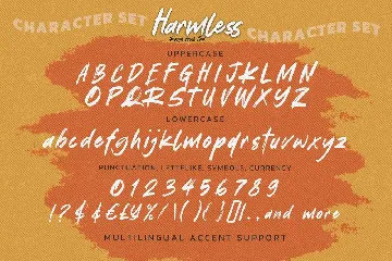 Harmless - Rough Brush Font