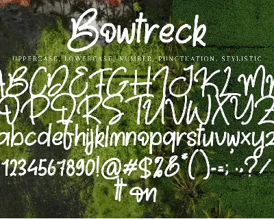 Bhowtreck font