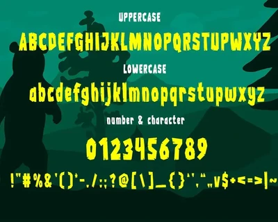 Wood Chop – Adventure Display Font