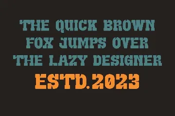 Second Bold Display Font