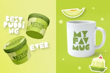 Melon Pudding font