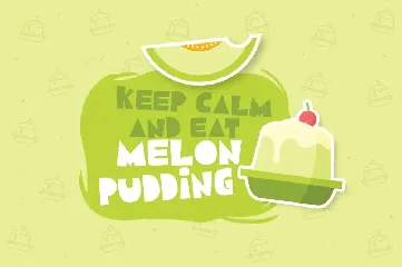 Melon Pudding font