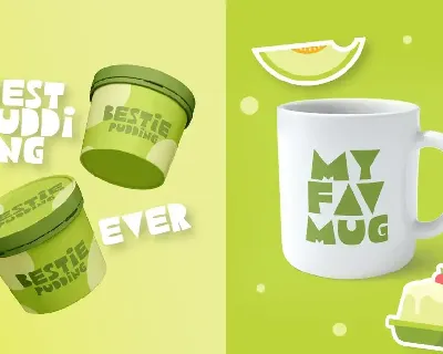 Melon Pudding font