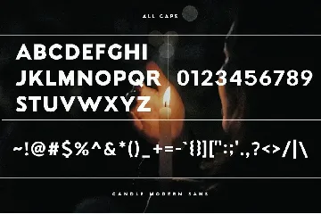 Candle font