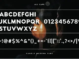 Candle font