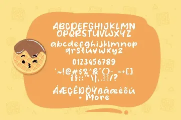 Waffle Story font