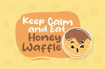 Waffle Story font