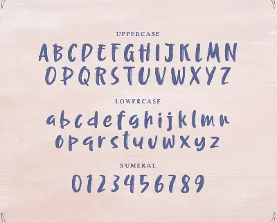 Polu Moana - Handwritten Brush Font