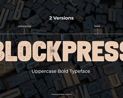 BlockPress Grotesque Font