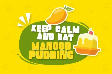 Mango Pudding font