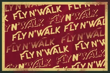 Fly and Walk Typeface font