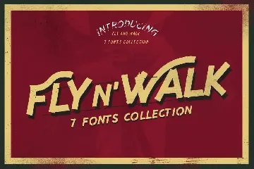 Fly and Walk Typeface font