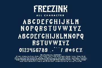 Freezink Dripping Display Font Halloween