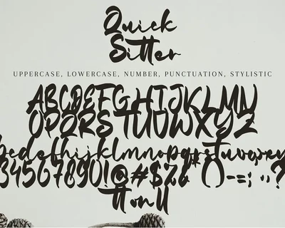 Quick Sitter font