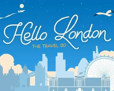 Holiday Travel Font Duo