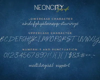 Neoncity - Signature Neon Font