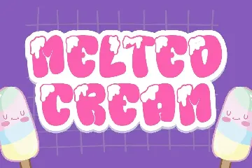 Creammie Groovy Decorative Display Font