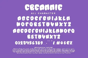 Creammie Groovy Decorative Display Font