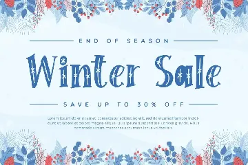 Kinderust - Winter Font