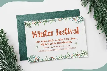 Kinderust - Winter Font