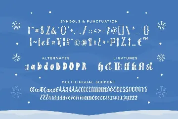 Kinderust - Winter Font