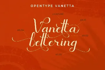 Vanetta - Modern Script Font