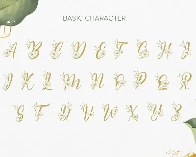 Dellina Monogram font