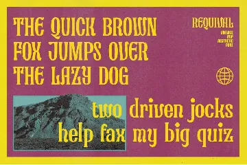 Requival - Vintage Pop Aesthetic Fonts