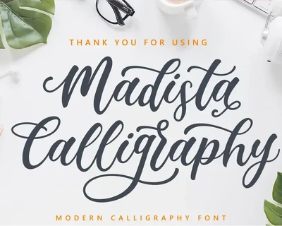 Madista Calligraphy font