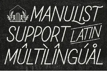 Manulist - Elegant Hand Drawn font