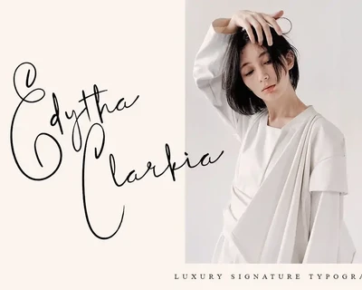 Granny's Flower a Luxury Signature font