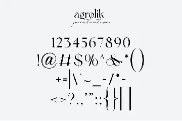 agrolik | Beautiful serif font