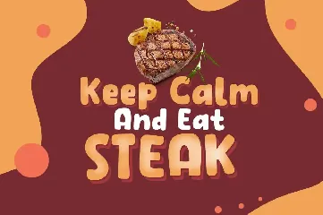 Fresh Steak font