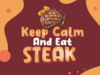 Fresh Steak font